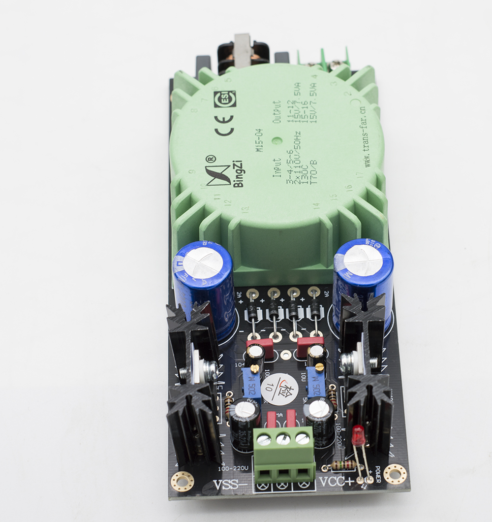 LM317/LM337 Transformer Output Adjustable Voltage Stabilizing Circuit Board Kit Diy Can Install Talema Sealed Ring Transformer