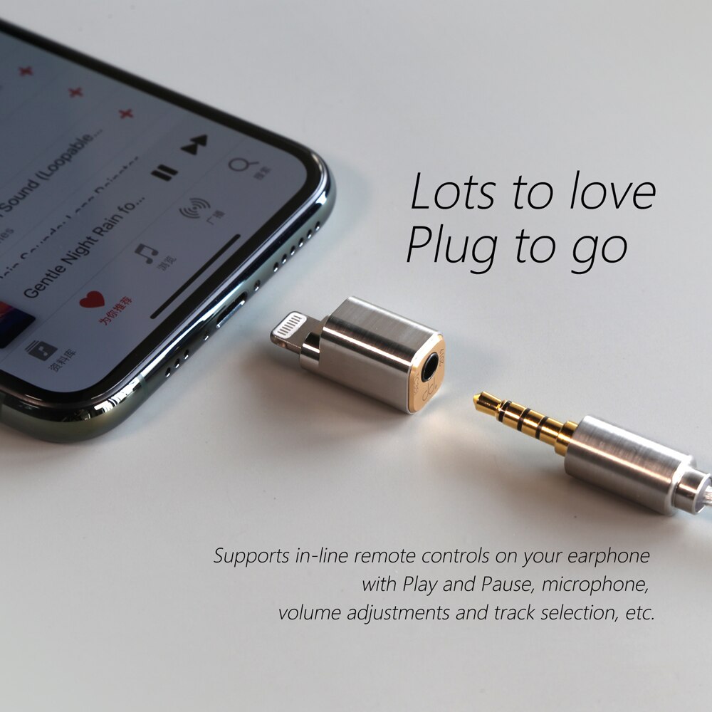 DD ddHiFi TC35i / TC35B błyskawica/typ C robić 3.5mm adapter kabla dla iPhone 11 iPad iOS, telefon komórkowy Huawei Xiaomi