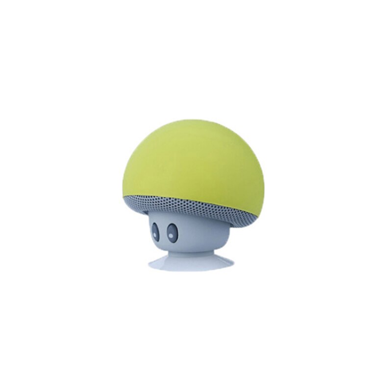 Mini seta de altavoz inalámbrico portátil con Bluetooth, reproductor de música MP3 estéreo resistente al agua con micrófono para teléfono Android: YELLOW