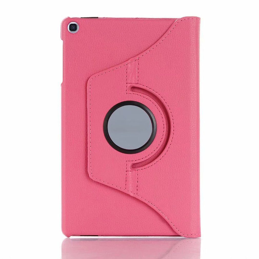 Coque for Samsung Galaxy Tab A 8.0 SM-T290 T295 T297 Case 360 Rotation Smart PU Case for Samsung Tab A 8.0 T290 Cover: Rose red