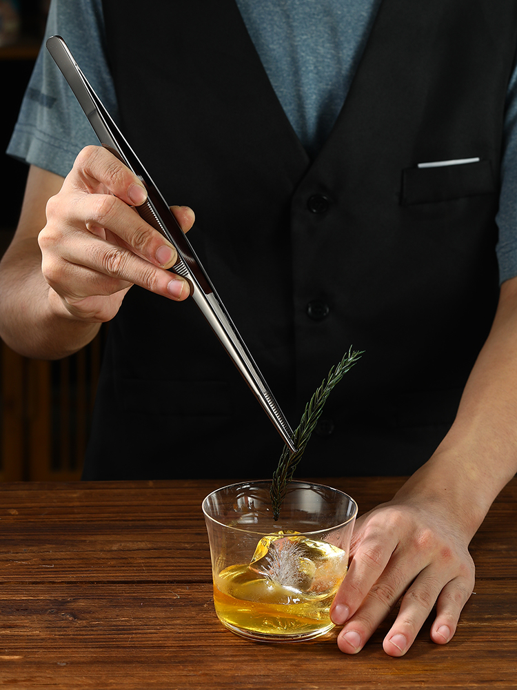30cm Cocktail Garnish Tongs Cocktail Tweezers Bar Tweezers Kitchen Seafood Tongs Kitchen Accessories Bartender Tools