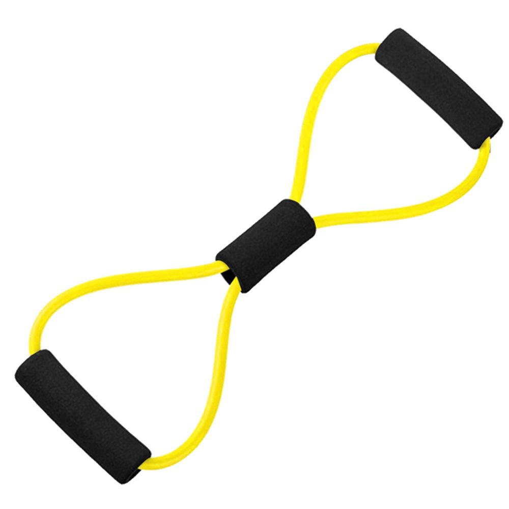Bodybuilding Fitness Fitness Workout Fitnessapparatuur 8 Woord Borstexpander Yogaband Weerstandsbanden Armkracht Trekkoord: Geel