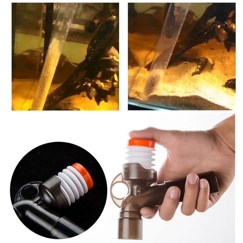 Aquarium Water Wisselaar Handleiding Zuigapparaat Zand Wassen Pomp Sifon Schoonmaken Tool 090C