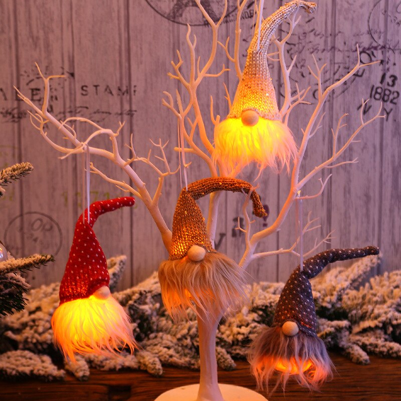 Joyeux noël ange poupée père noël Elk en peluche poupée jouets pour la maison ornements arbre suspendus fête décoration enfants nouvel an