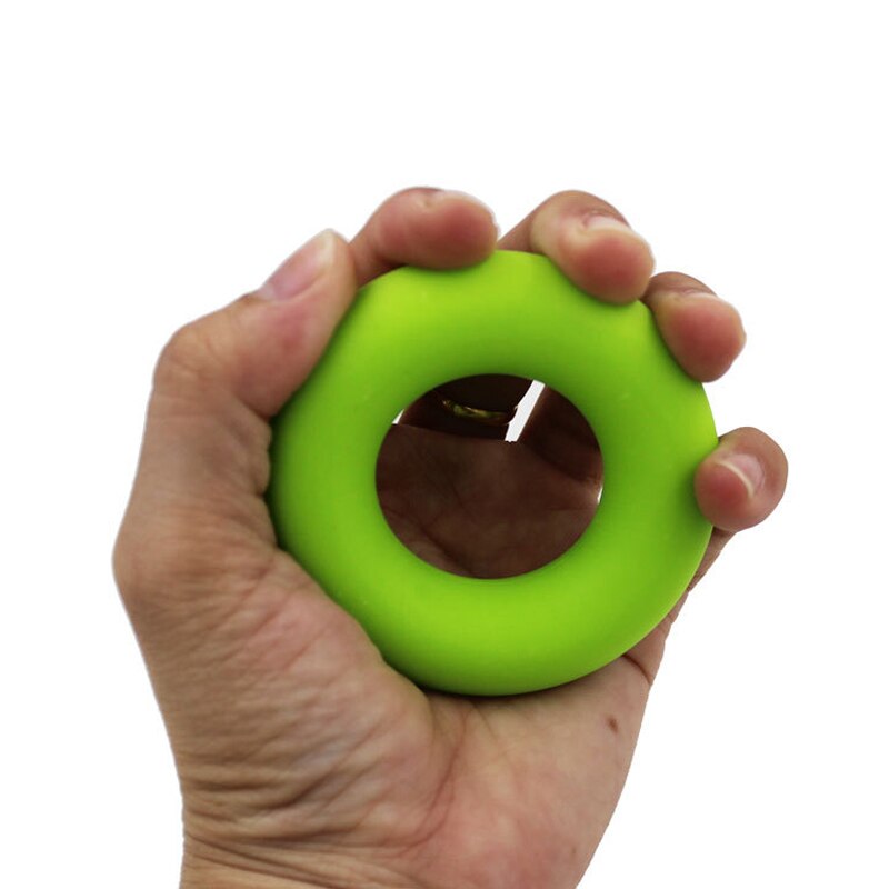 30/40/50LBS Strength Finger Hand Grip Muscle Power Training Squeeze Toy Exerciser Silicone Palm Circle Fitness Stress Relief Toy