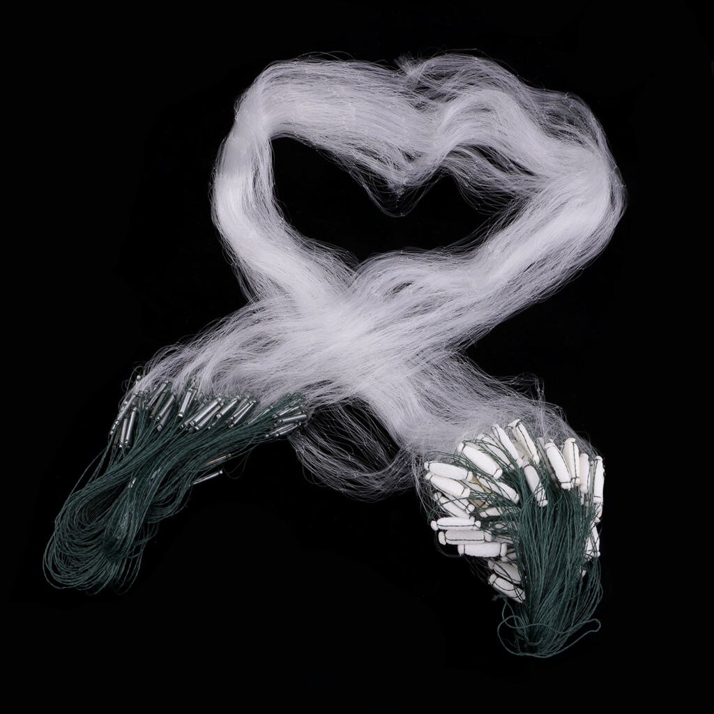 Sieć wędkarska skrzelowa sieć tonąca ręcznie pleciony pływak Monofilament netto