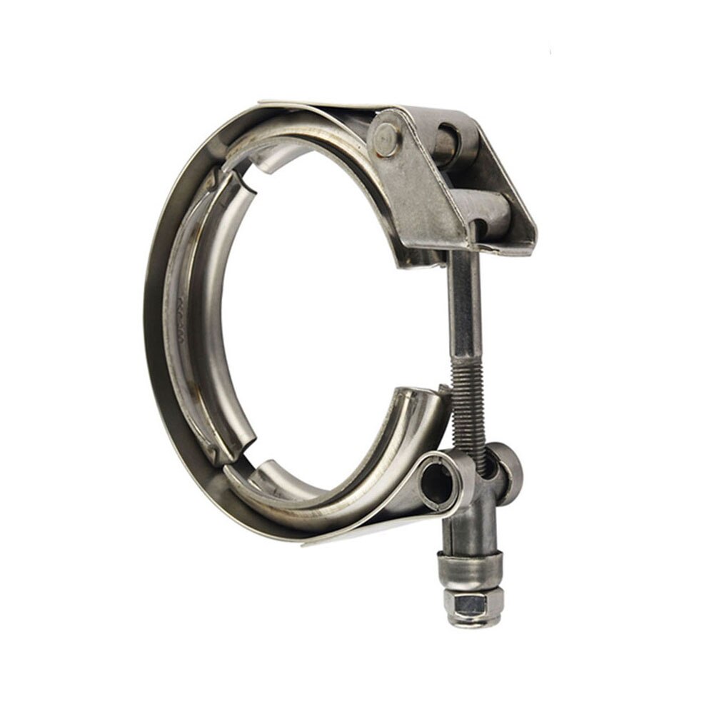 Stainless Steel Auto exhaust pipe Quick opening V band Clamp Male Female Exhaust Flange kit self align Quick release V-band set