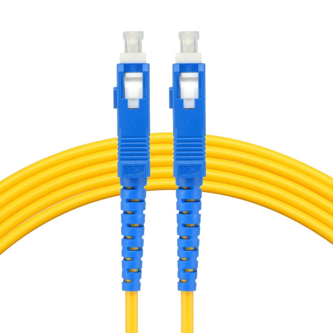 uxcell Fiber Cable,5 Meters 16.5Ft SC to SC 9/125 Single-mode Fiber Optic Cable Jumper Optical Patch Cord SC-SC