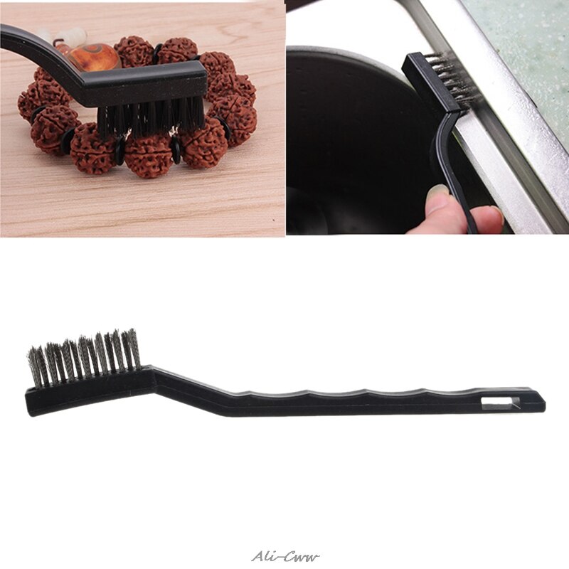 Handy Stainless Steel Nylon Brass Wire Brush Tooth Brushes Cleaning Rust