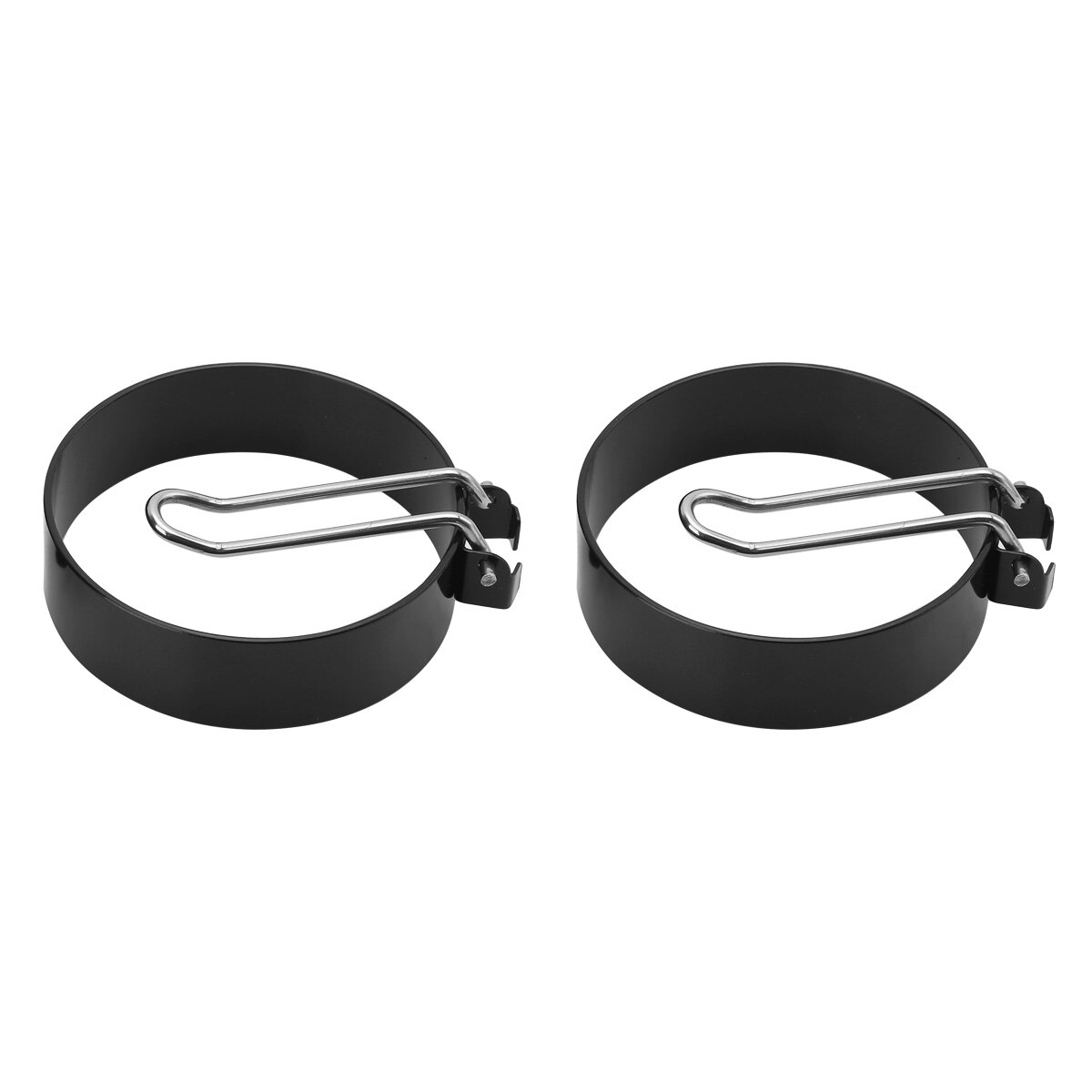 Non-Stick Stainless Steel Egg Ring Fried Egg Shaper with Long Handle For Fried Egg Pancakes Sandwiches For Cooking Breakfast Kit: Default Title