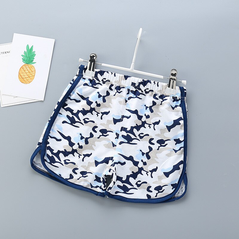 baby boy shorts summer kids shorts cotton children's sports short: MULTI / 18M