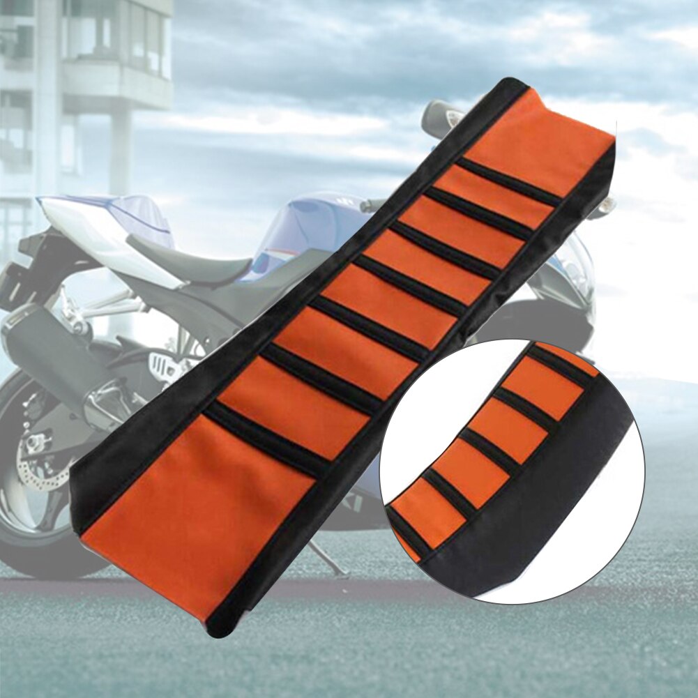 Funda para asiento de moto de PVC antideslizante y gruesa de PVC para moto de cross Bike, funda para cojín, pinza suave Universal duradera para Yamaha
