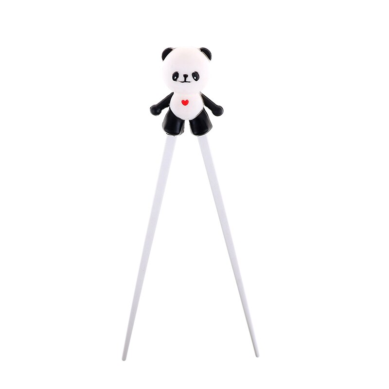 1 Pair Children Baby Learning Training Chopstick Silicone Cartoon Panda Helper Chopsticks Beginner Easy Use palillos chinos