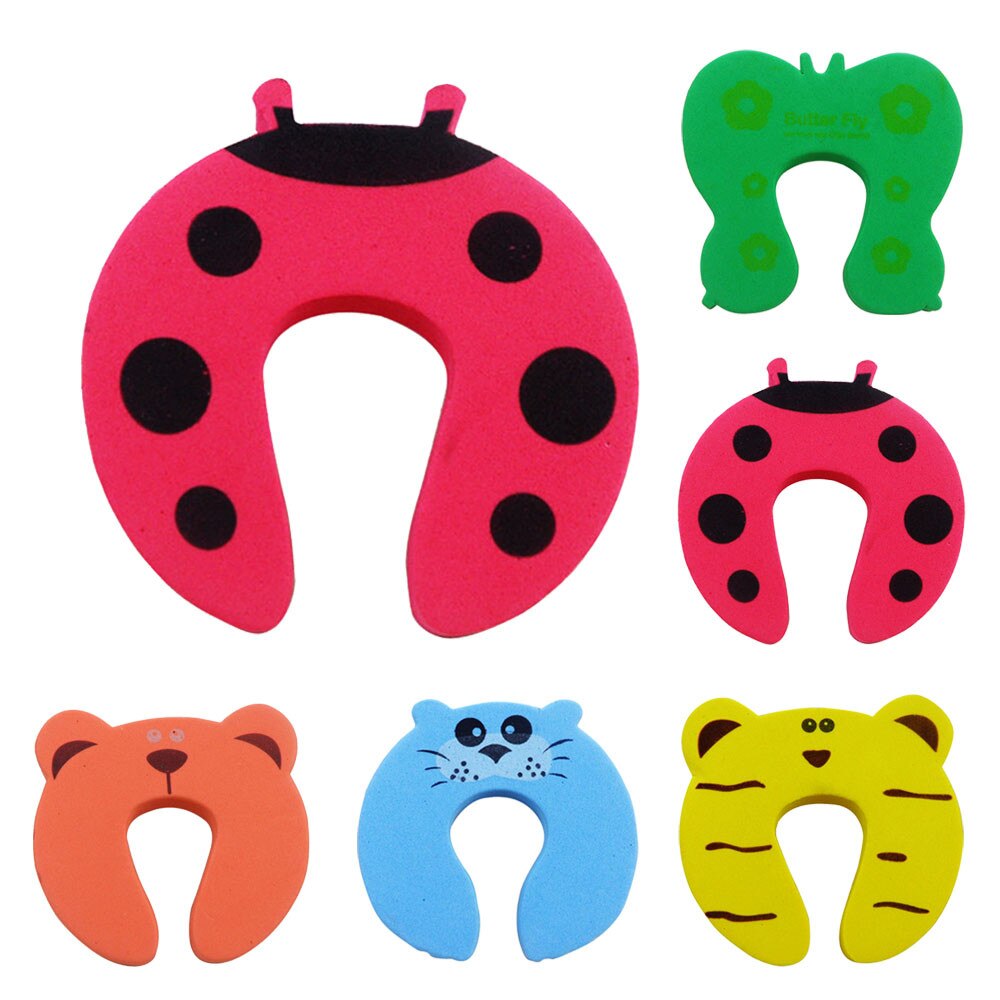 10 Stks/partij Kids Baby Cartoon Animal Jammers Stop Edge Corner Guards Deurstopper Houder Lock Baby Veiligheid Vinger Protector