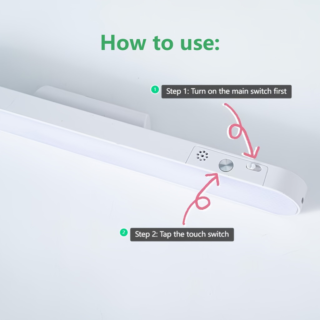 Lampada da scrivania con interruttore di lettura remoto per protezione degli occhi magnetica a portato Lampada da apprendimento per studenti ricaricabile tramite USB con regolazione continua a tre velocità