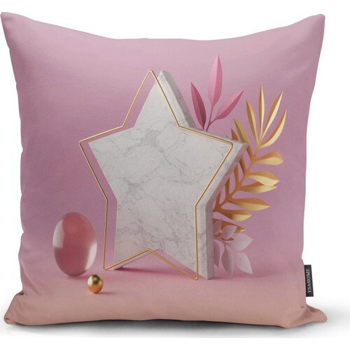 Coussin décoratif à motif de marbre géométrique, impression numérique sur une face, oreiller pour vos chambres,