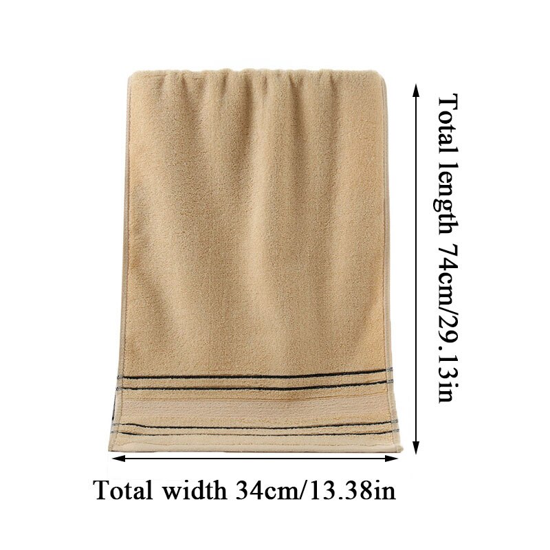 100% Cotton Towels Ultra Soft Towel Hand Bath Thick Towel Bathroom Bath Towel Home Bathroom Accessory Solid Color