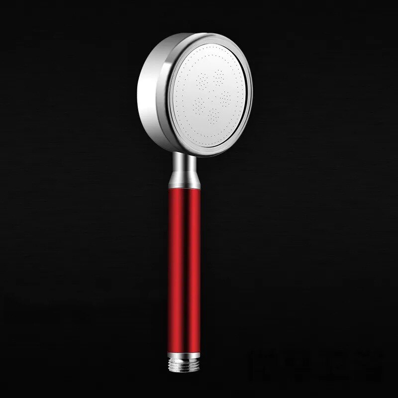 Aluminium Onder Druk Bad Regendouche Filter Hoofd Hoge Druk Enkele Kop Bad Badkamer Water Filtratie Douchekop Spa: Rood