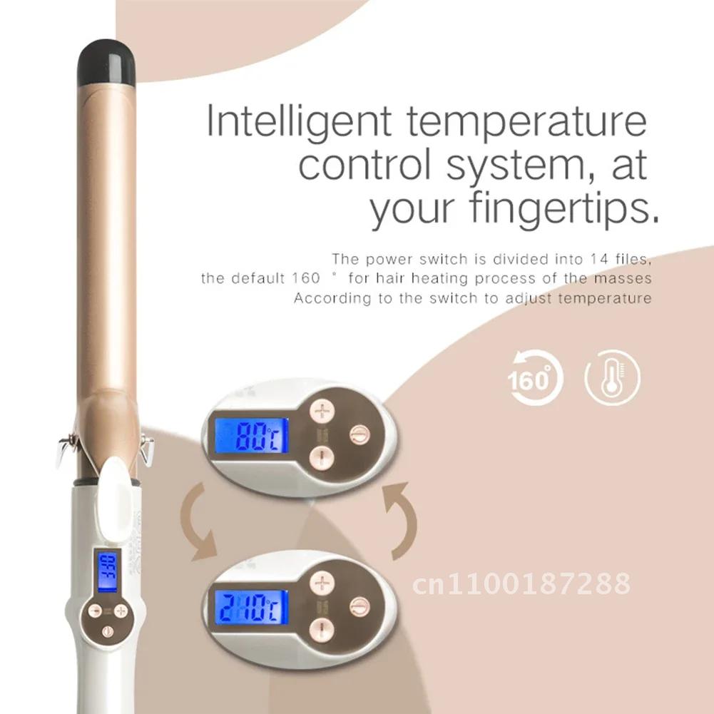 LCD Digital Hair Curler Electric Curling Iron Curling Hair Tools Curling Wand Ceramic Styling 32mm 25mm 19mm