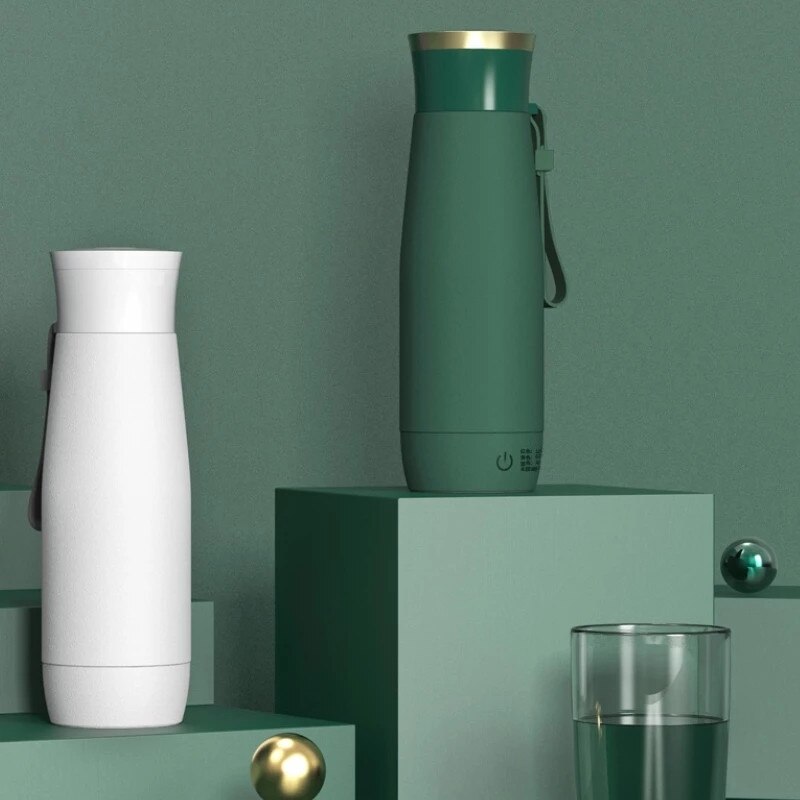 300ML bollitore elettrico portatile Thermos termico tazza acqua bollente mini isolamento termico tazza di acqua calda tè caffè fornello da viaggio