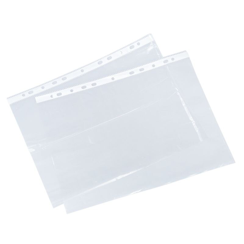 Office School A4 Papers Document Sheet Protector Clear White 100 Pcs