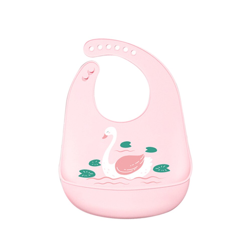 Silicone baby baby eating bib three-dimensional waterproof super soft food rice pocket children's children large saliva pocket: 2A