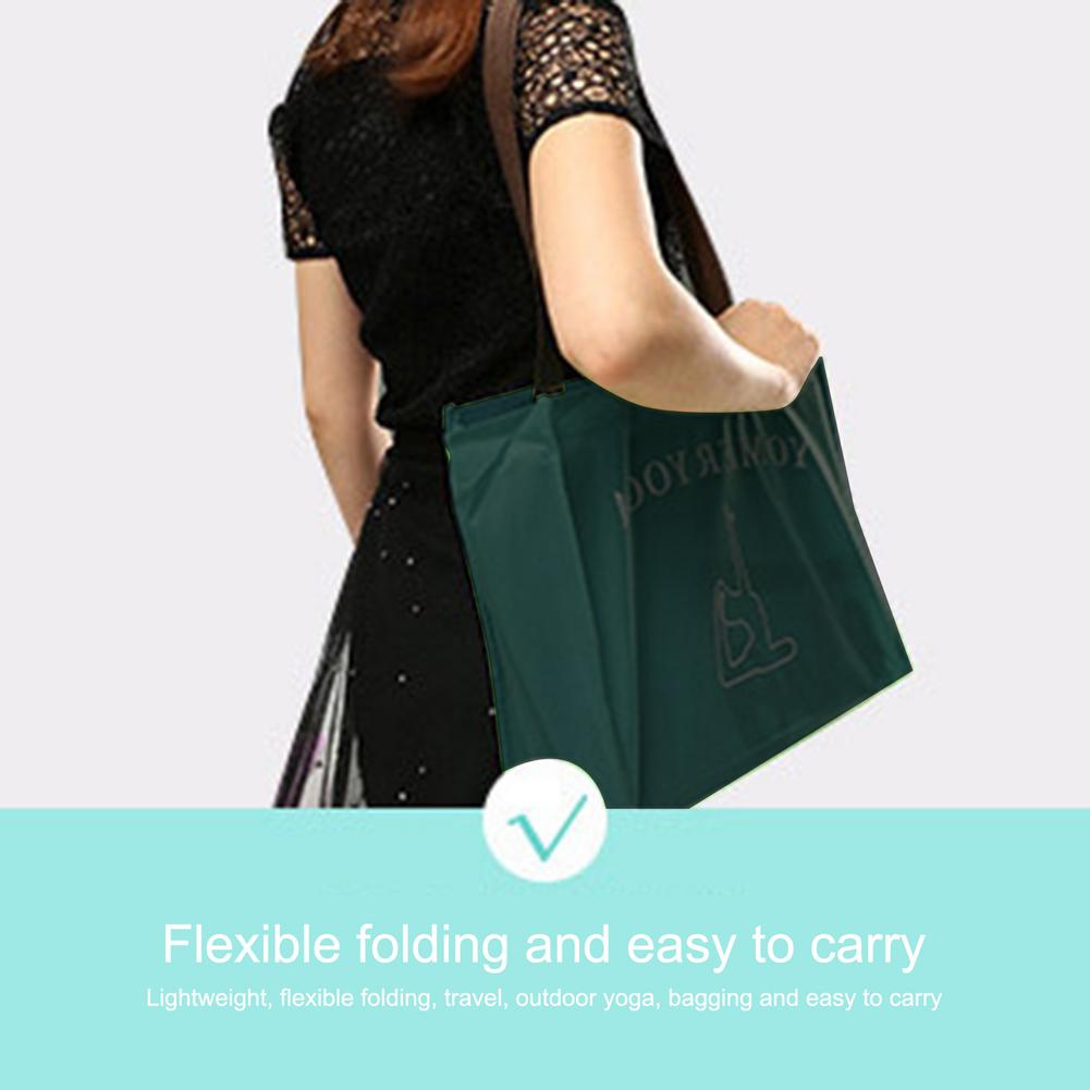 Folding EVA Yoga Pose Mat With Position Line Non Slip Carpet Mat For Beginner Environmental Fitness Gymnastics Mats With Bag