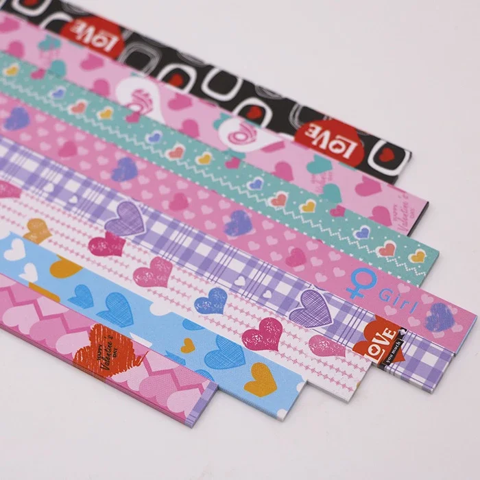 Folding Stars Paper Origami Stars Paper Strips Lucky Colorful Star Decor Folding Paper Origami for Hand Arts Make Home Decor: Gold