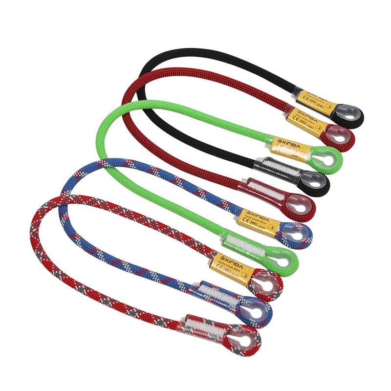 Xinda Rock Climbing 10.5mm Dynamic Lanyard Protective Eye-to-eye Sling Mountaineering Equipment