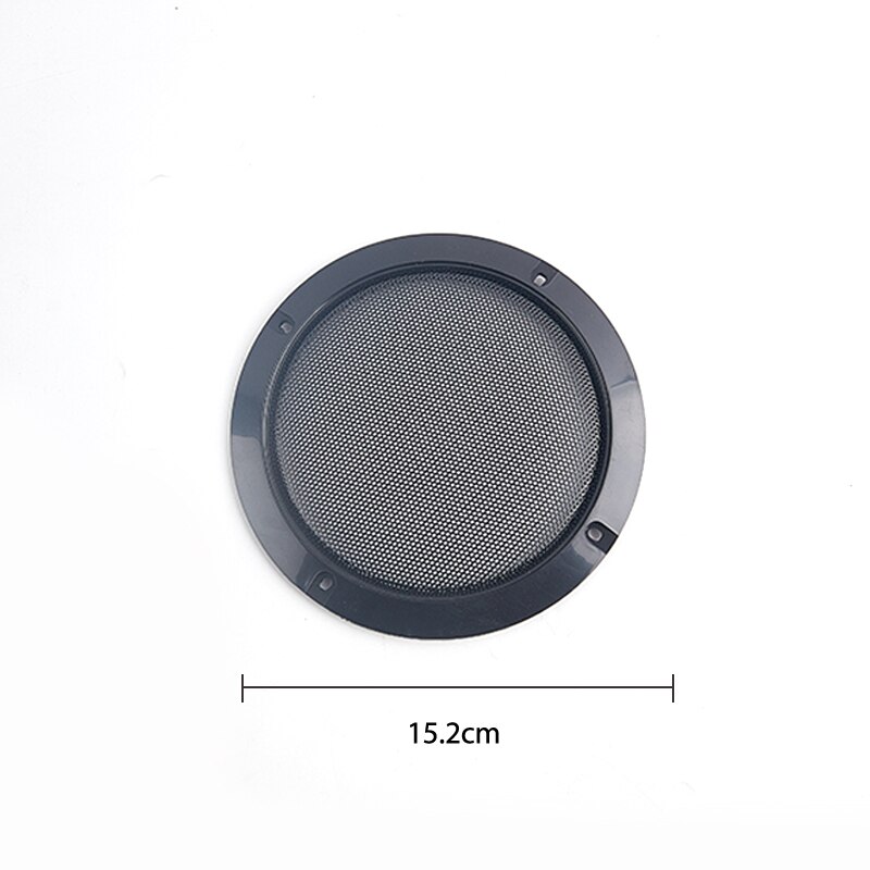 2/3/4/5/6.5/8/10 Inch Speaker Grille High-end Grille Speaker Speaker Plastic Frame Metal Wire Mesh Grille Home Speaker Grille: Grey