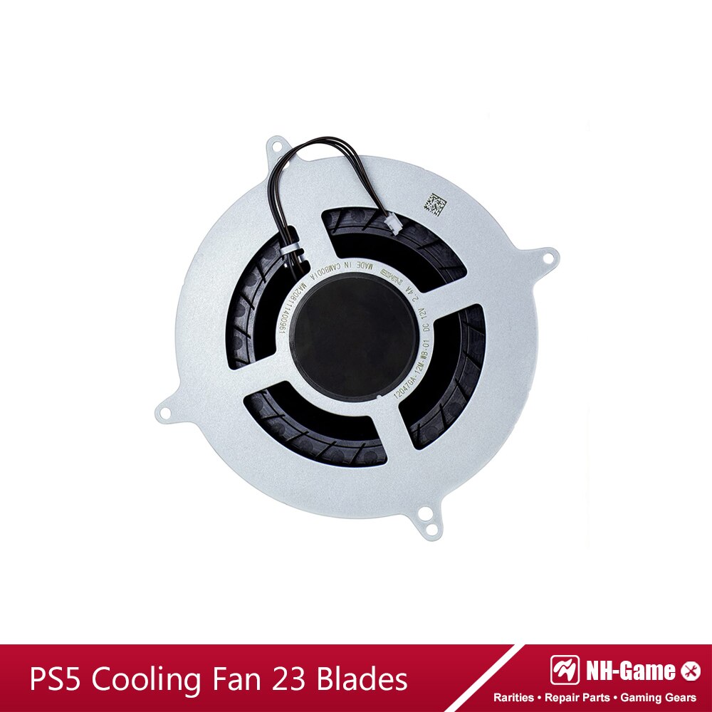 Internal Radiation Cooling Fan For PS5 Consoles 17 Blades G12L12MS1AH-56J14 Cooler Fan For PS5 Host 23 Blades NMB