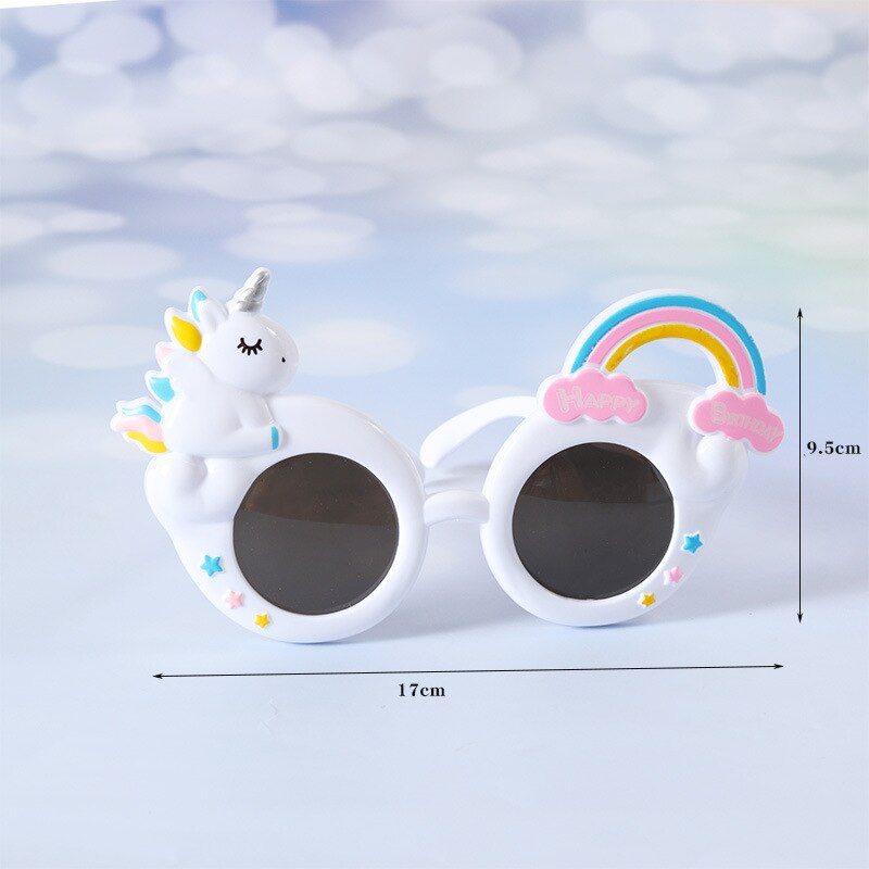Unicorn Glasses Rainbow Unicornio Glasses Unicorn Girl Birthday Party Baby Shower Birthday Party Decor Kids Birthday UN01