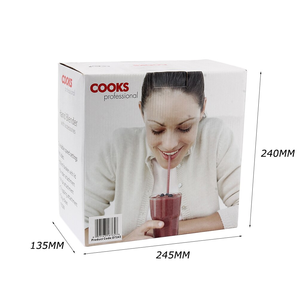 Multifunctional Home Kitchen Hand Blender Detachable Electric Food Juice Egg Vegetable Mixer Easy To Operate Purple