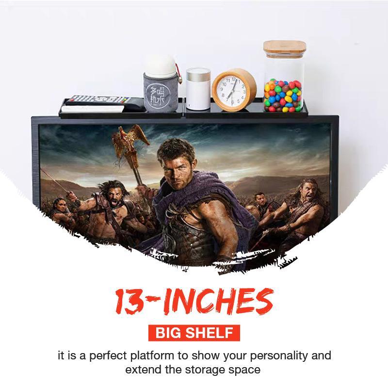 1/2PCS Adjustable TV Screen Top Storage Shelf Rack Holder Computer Monitor Desktop Stand TV Rack Display Shelf Storage Rack