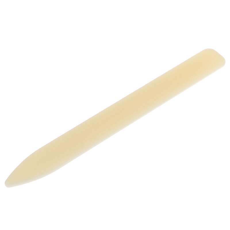 Gör-det-själv läderverktyg benfärg origami kniv plast trimningsanordning trycklinje kantband handgjorda lädertillbehör