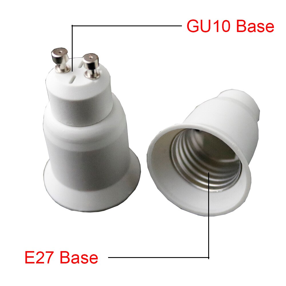 GU10 Om E27 E26 Led Lamp Base Adapter Ce Rohs Pbt Gu10 Om E27 Lamp Socket Houder Adapter Converter extender