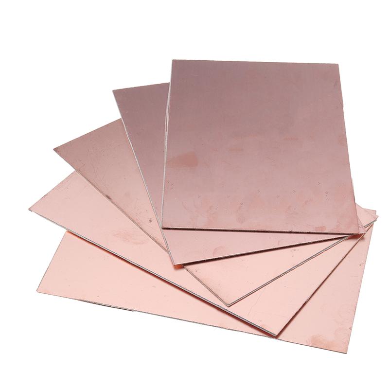 Polyester (epoxy) experimenteer printplaten dubbelzijdig Geel - PCF Electronics