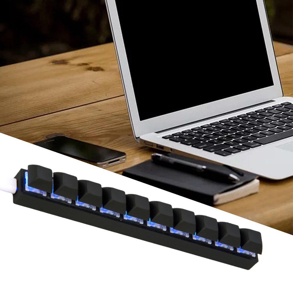 10 keys Macro Programming Keyboard OSU Gaming Keyboards Mini Keypad Drawing Keyboard Custom Keyboard Mechanical Keyboard