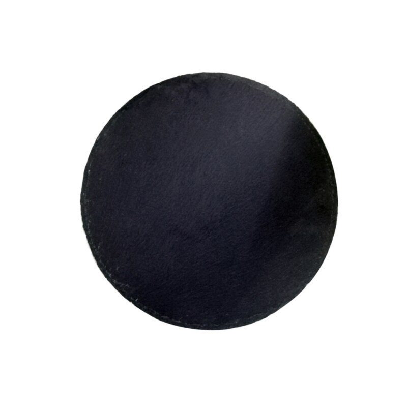 Rond naturel noir ardoise Western Steak assiettes ardoise assiette cuisine fromage Pizza plat fruits plateau: B