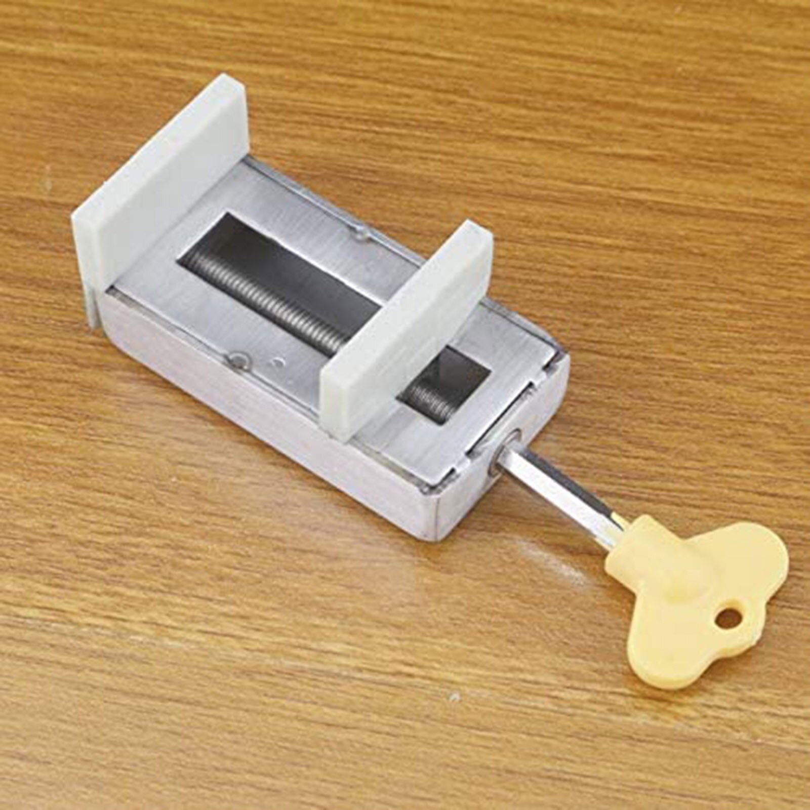 Small Aluminum Alloy Adjustable Sliding Window Lock Door Frame Safety Lock Sliding Door Stopper Window Hardware Accessories#40