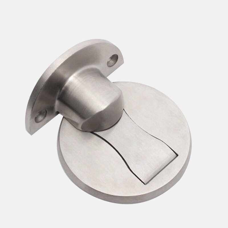 304 Stainless Steel Magnetic Door Stopper Door Stops Door Holders Hidden Catch Floor Nail-free Doorstop Furniture Hardware Door: 1