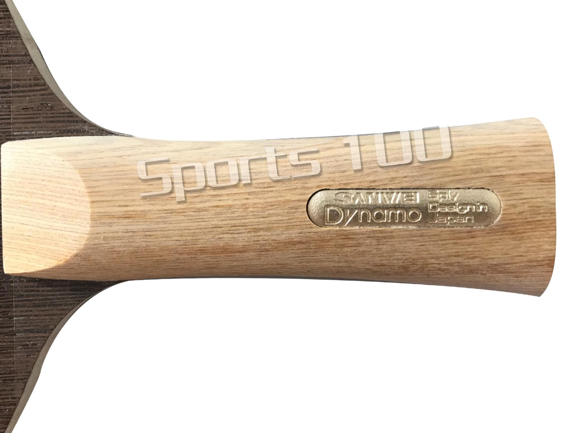 Sanwei-Dinamo de madera de 5 capas, mango de ciprés, hoja de Ping pong ligera y rápida para tenis de mesa