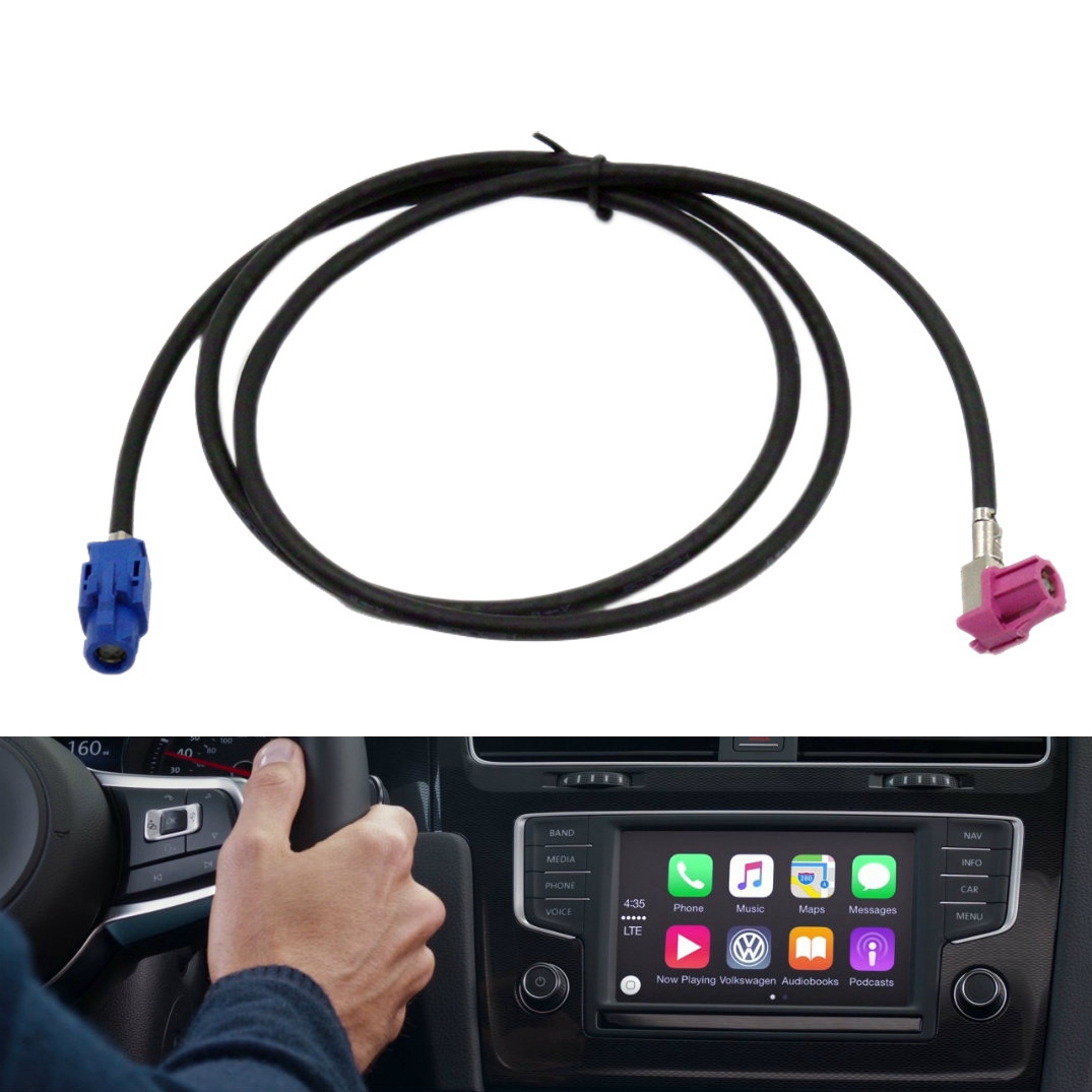 Fil de câble d'écran radio, Passat B8, Tiguan, MQB, MIB STwiches, ZR, NAV, Discover Pro, SFP, 100cm