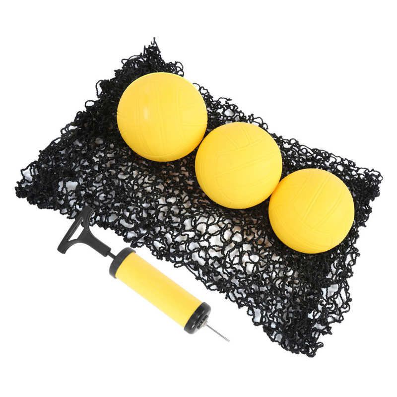 Mini Beach Volleyball Net Ball Set Outdoor Team Sports Spikeball With 3 Balls Volleyball Net Lawn Beach Fitness Equipment