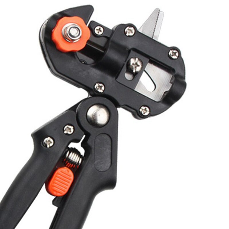 Garden Grafting Tool Kit for Fruit Trees,Pruning Grafting 2 in 1 Simple Grafter with 6 Blades(2V & 2U & 2Ω Cut)