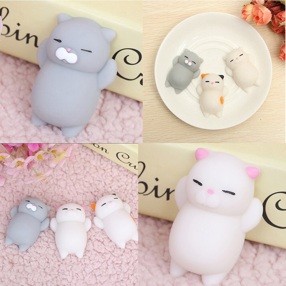 Mini Squishy toy Cute cat antistress ball Squeeze Mochi Rising Toys Abreact Soft Sticky squishi stress relief toys