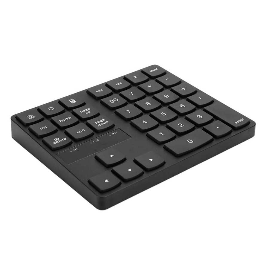 Mini Numeric Keypad 35 Keys 2.4G Wireless Number Pad Ultra Slim Portable Keyboard Plug and Play Number Keypad for Laptop PC