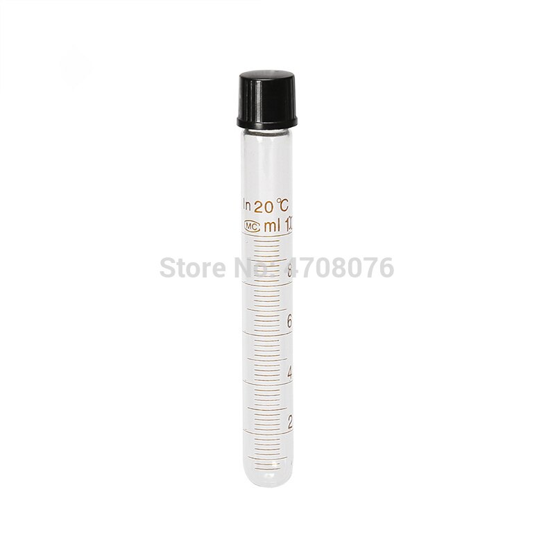 6 pcs/pack 20-25-30-50ml Glass Centrifuge Tube With Screw Lid Graduated Test Tube with cover Round bottom for chemistry test