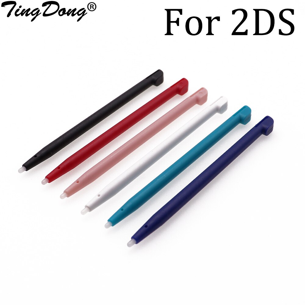 Plastic Stylus Screen Touch Pen Voor Nintendo 2DS Game Console Touch Screen Stylus Pen Voor Nintendo 2DS Zwart Blauw rood
