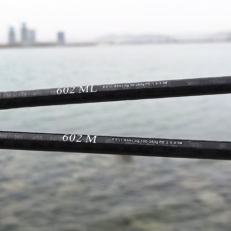 1.83m 6 feet 1.95m 6'5" Slow Jigging Rod 602M ML power Boat Rod casting fishing rod Carbon Spinning rod Deep Ocean Fishing rods